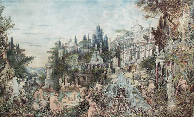 Котарбинский Вильгельм Александрович. Парк с купальщицами